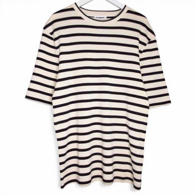 未使用品 ジルサンダープラス JIL SANDER+ タグ付き 新品 ボーダーTシャツ