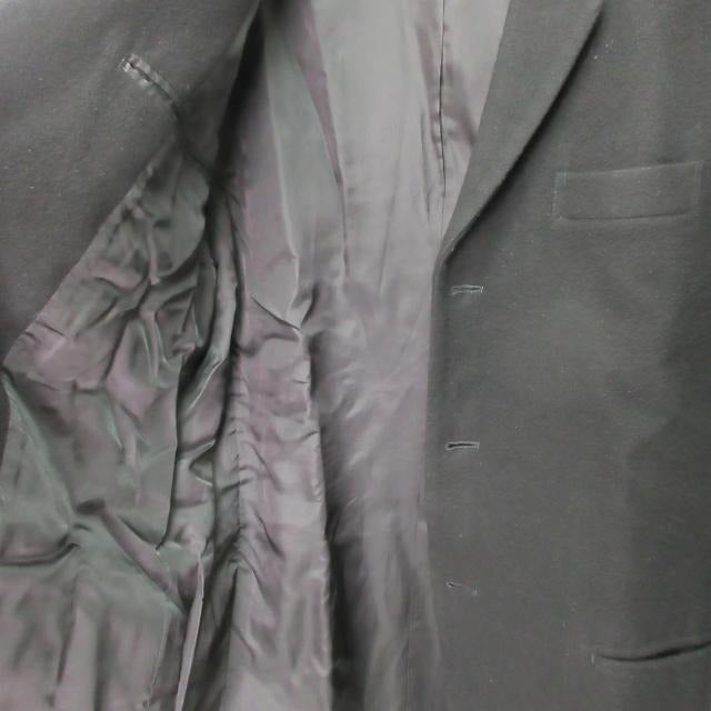 ヨウジヤマモトプールオム YOHJI YAMAMOTO POUR HOMME ウールジャケット テーラードコート オーバーサイズ ブラック M