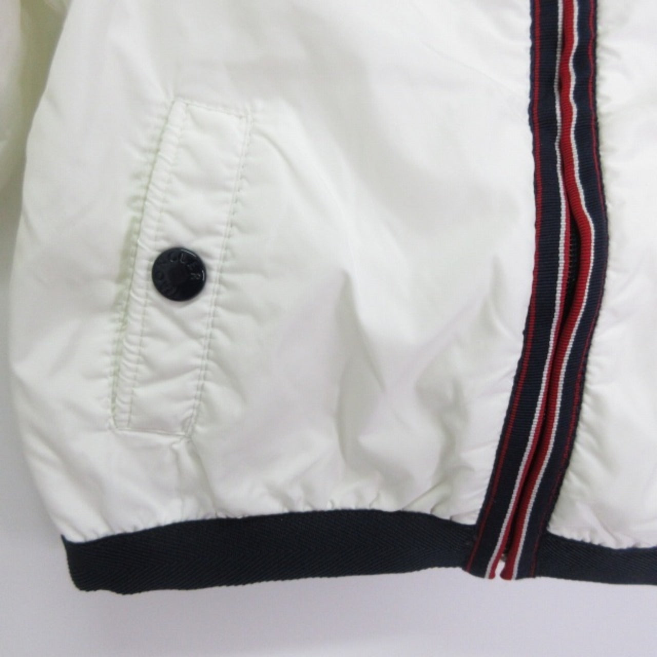 【USED】モンクレール MONCLER フーデットジャケット ブルゾン ホワイト ベビー 58cm