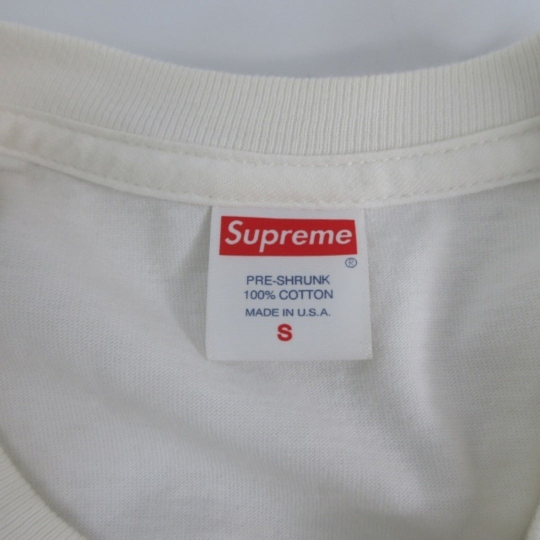 シュプリーム SUPREME ボックスロゴT カモフラ柄 白 Sサイズ