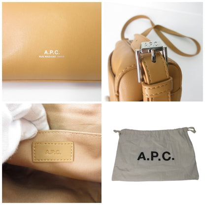 【USED】美品 APC アーペーセー ショルダーバッグ クロスボディ ベージュ