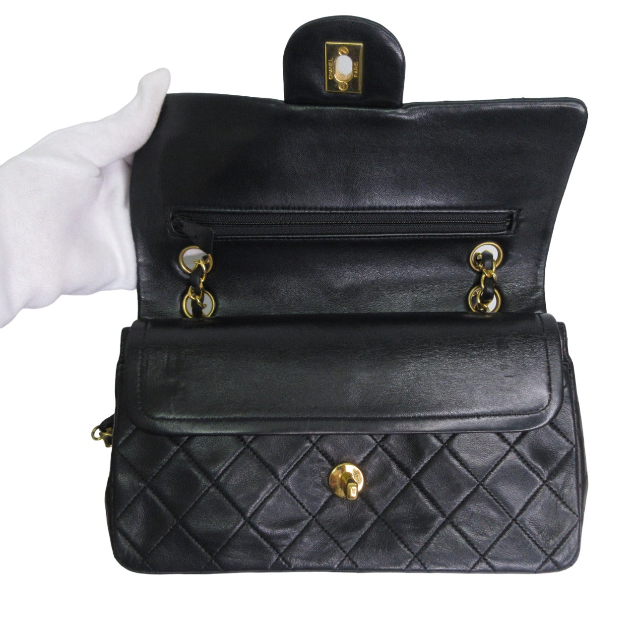 USED】CHANEL シャネル マトラッセ ダブルフラップ 1番台
