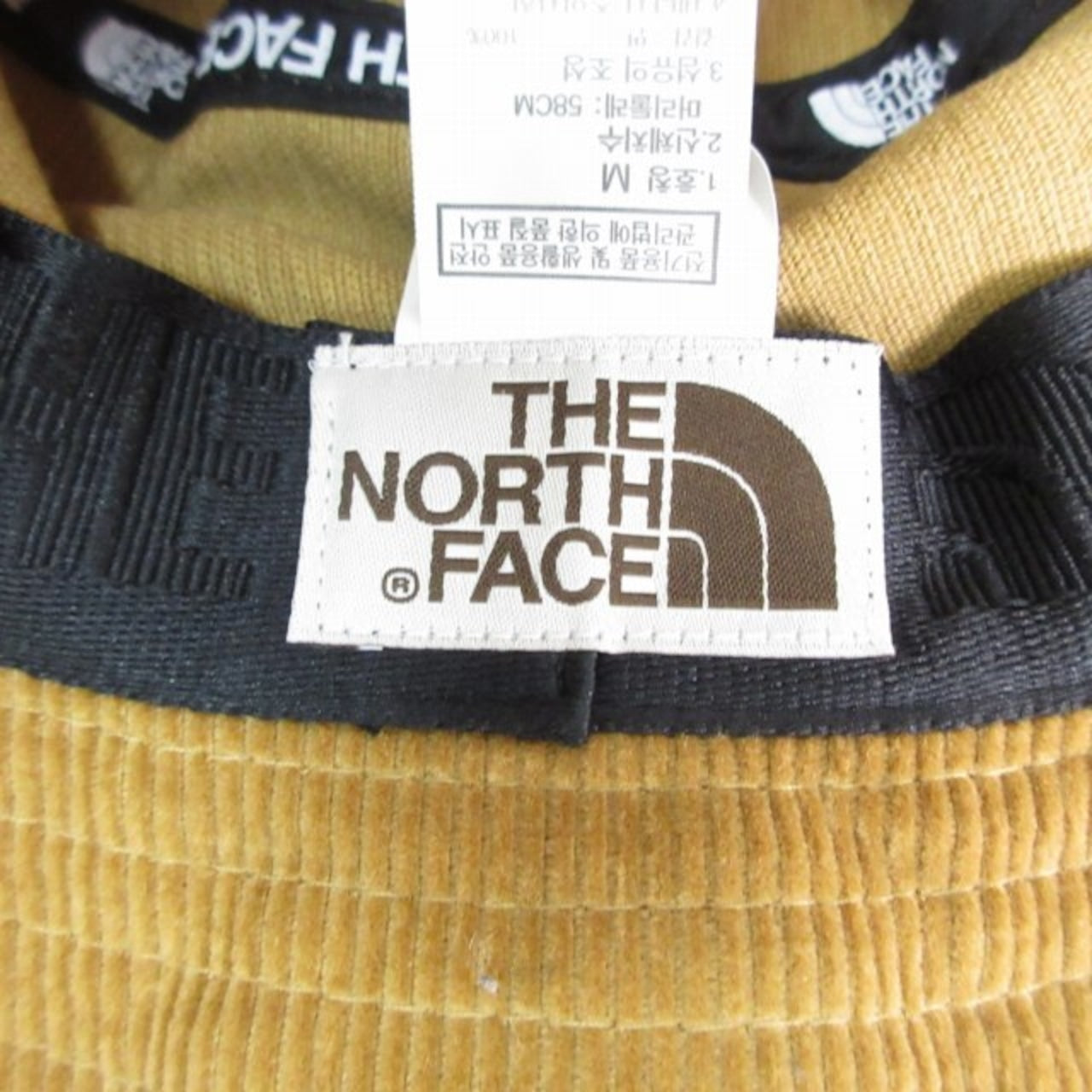 【USED】ザノースフェイス THE NORTH FACE 美品 バケットハット NE3HL53L キャメル Mサイズ s160