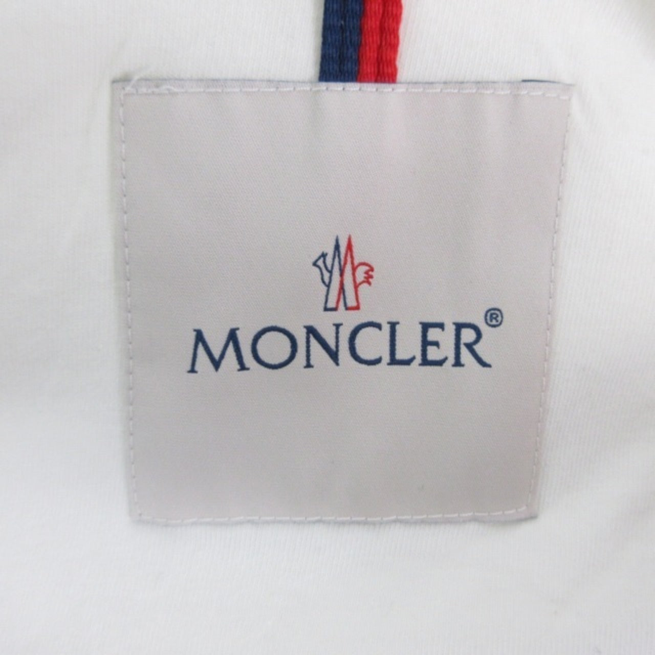 【USED】モンクレール MONCLER フーデットジャケット ブルゾン ホワイト ベビー 58cm