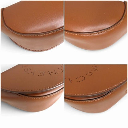 ステラマッカートニー STELLA McCARTNEY 美品 マーリー ロゴバッグ Marlee Logo Bag ショルダーバッグ シナモン
