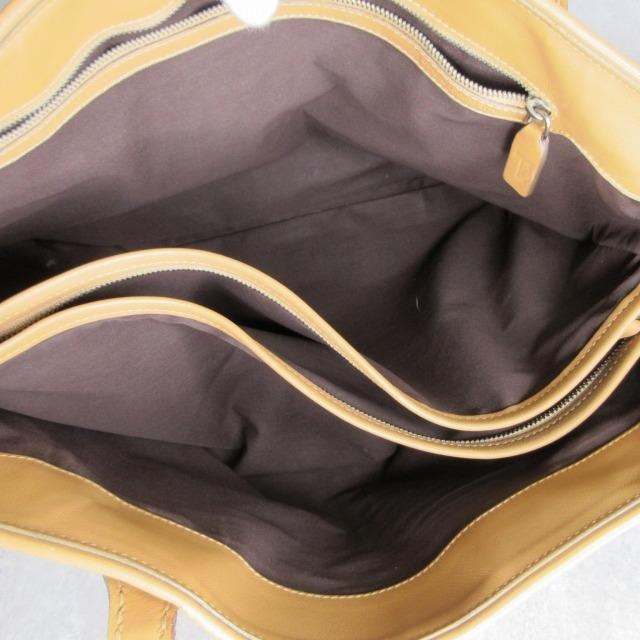 トッズ TOD'S トートバッグ レザー ベージュ