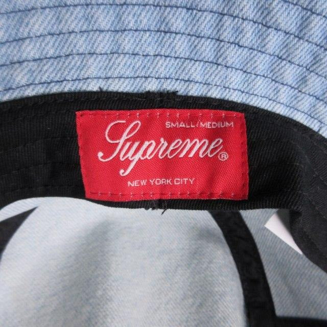 シュプリーム SUPREME 2023SS Outline Crusher デニム ハット 帽子 ライトブルー S/M