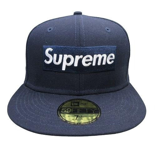 シュプリーム SUPREME ニューエラ NEW ERA ニューヨーク・ヤンキース キャップ トリプルコラボ ボックスロゴ 7 1/4 57.5cm