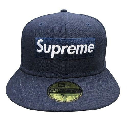 シュプリーム SUPREME ニューエラ NEW ERA ニューヨーク・ヤンキース キャップ トリプルコラボ ボックスロゴ 7 1/4 57.5cm