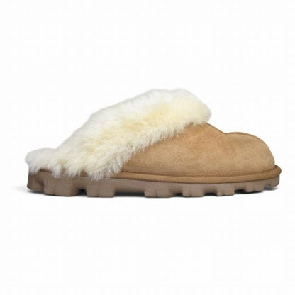 アグ UGG ムートン サンダル スリッパ コケット キャメル系 23cm