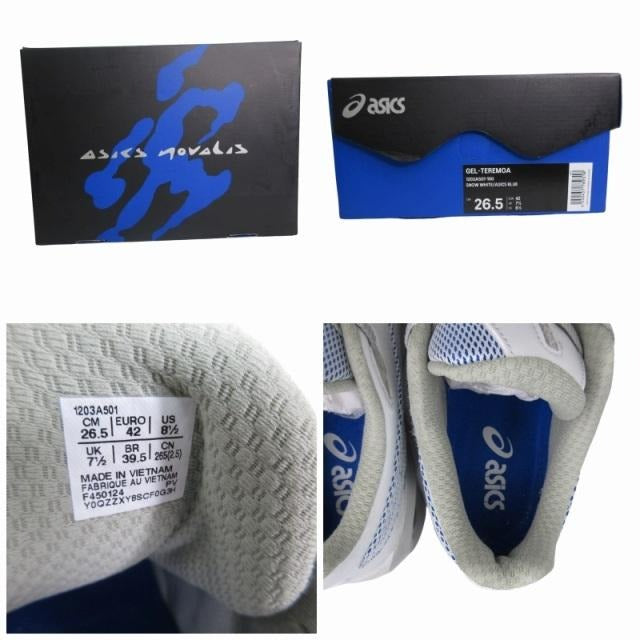 アシックス asics GEL-TEREMOA スニーカー ブルー ホワイト 26.5cm