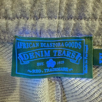 DENIM TEARS デニムティアーズ COTTON WREATH SWEAT PANTS コットンリース スウェットパンツ グレー XXL