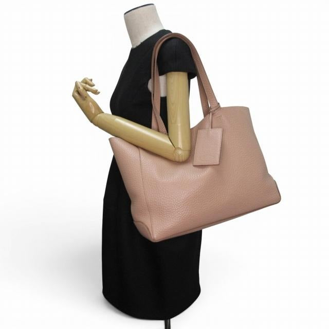 トッズ TOD'S トートバッグ シボレザー ベージュ