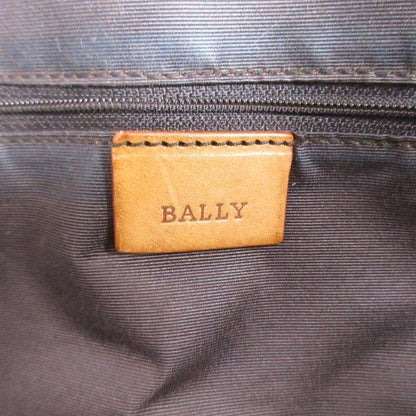 バリー BALLY ビジーB トートバッグ キャンバス ブラウン ベージュ