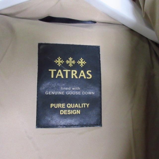 タトラス TATRAS 美品 AGONA アゴーニャ ダウンコート ダウンジャケット ベルト付き ポーランド製 ベージュ 01 Sサイズ