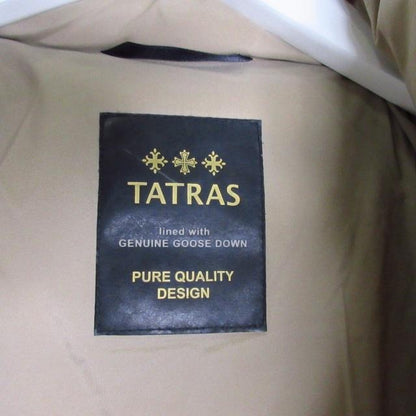 タトラス TATRAS 美品 AGONA アゴーニャ ダウンコート ダウンジャケット ベルト付き ポーランド製 ベージュ 01 Sサイズ