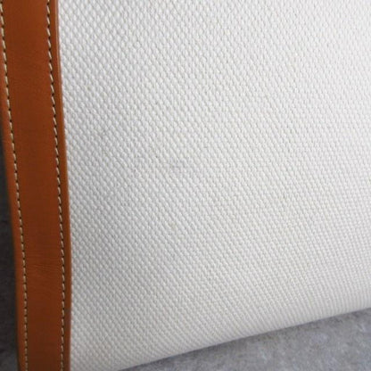 セリーヌ CELINE 美品 バーティカルカバ ラージ キャンバス レザー