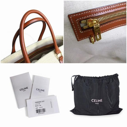 セリーヌ CELINE 美品 HORIZONTAL ホリゾンタル トートバッグ ロゴ 190062DBS.19RT