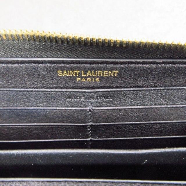 サンローラン パリ SAINT LAURENT PARIS カサンドラ ロングウォレット ラウンドジップ 長財布