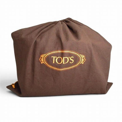 トッズ TOD'S LEATHER BAG レザーバッグ ハンドバッグ ベージュ×ボルドー E05070126319