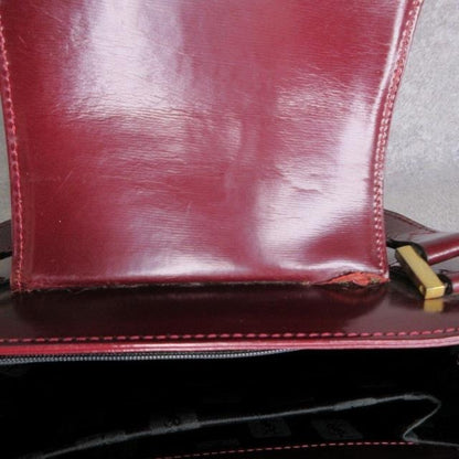 イヴサンローラン YVES SAINT LAURENT ハンドバッグ ヴィンテージ ボルドー