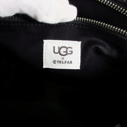 アグ UGG ×TELFAR テルファー 美品 コラボ トートバッグ ショルダーバッグ パテントレザー シワ加工