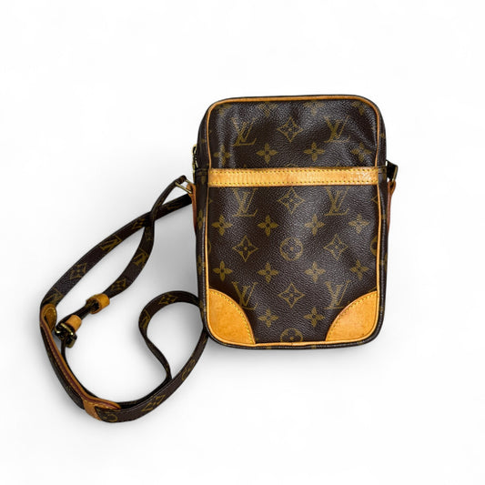 ルイヴィトン LOUISVUITTON モノグラムショルダーバッグダヌーブ