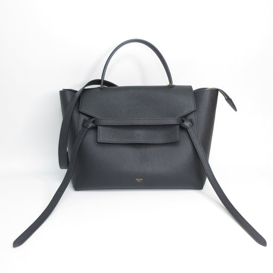 極美品 セリーヌ CELINE ベルトバッグ ミニ ブラック