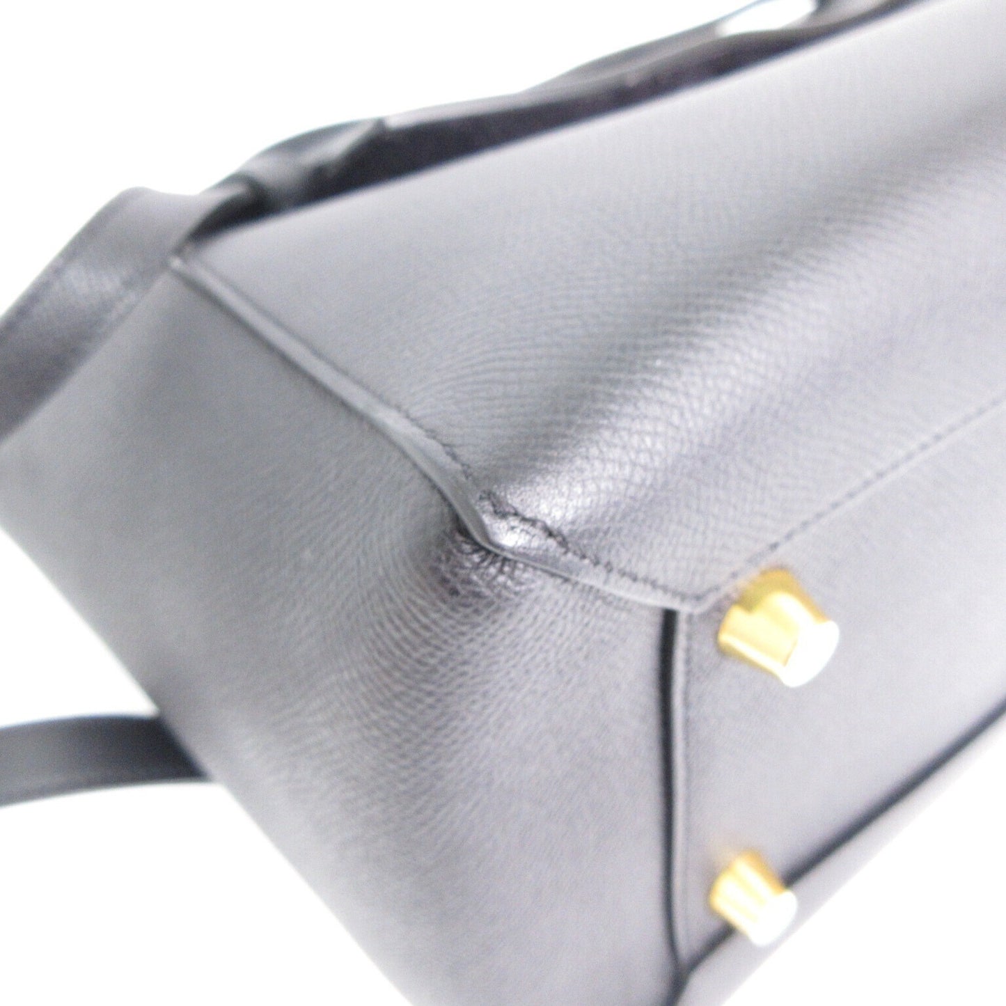 極美品 セリーヌ CELINE ベルトバッグ ミニ ブラック