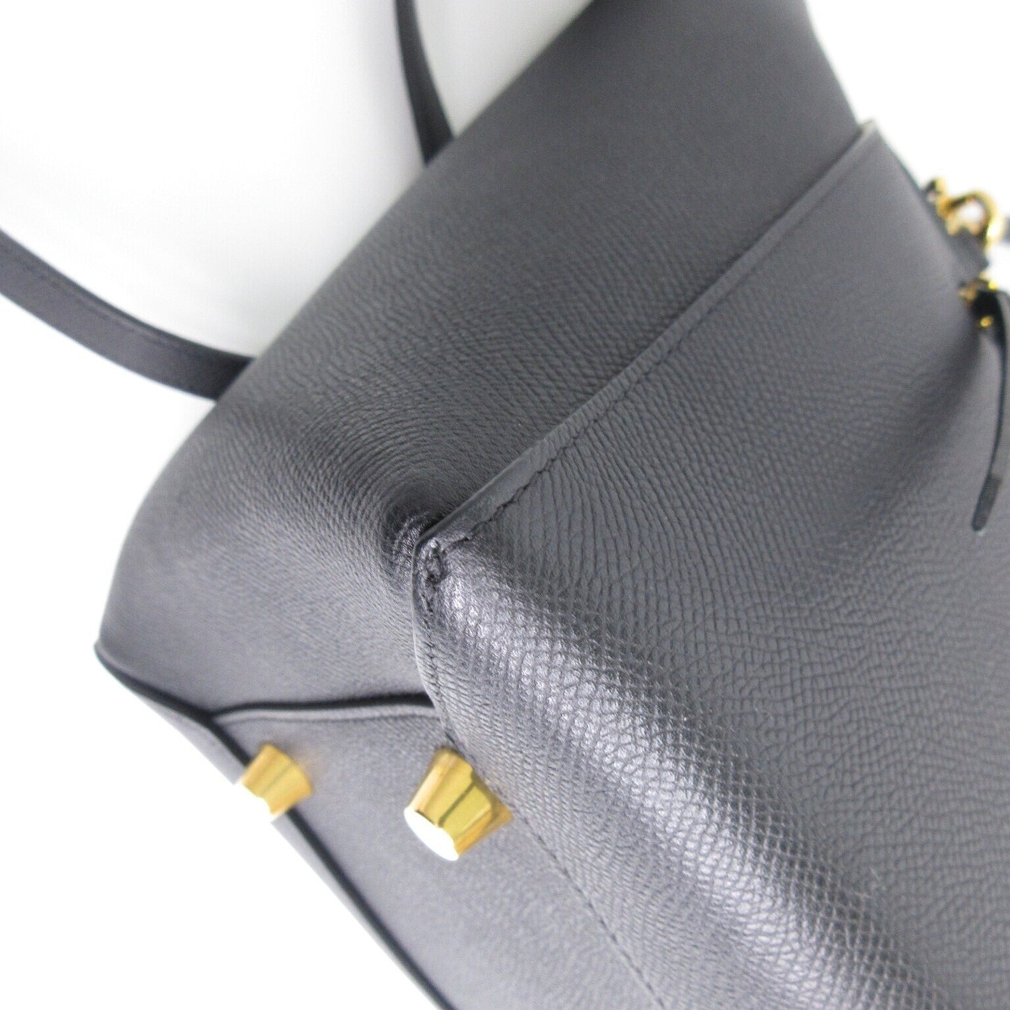 極美品 セリーヌ CELINE ベルトバッグ ミニ ブラック