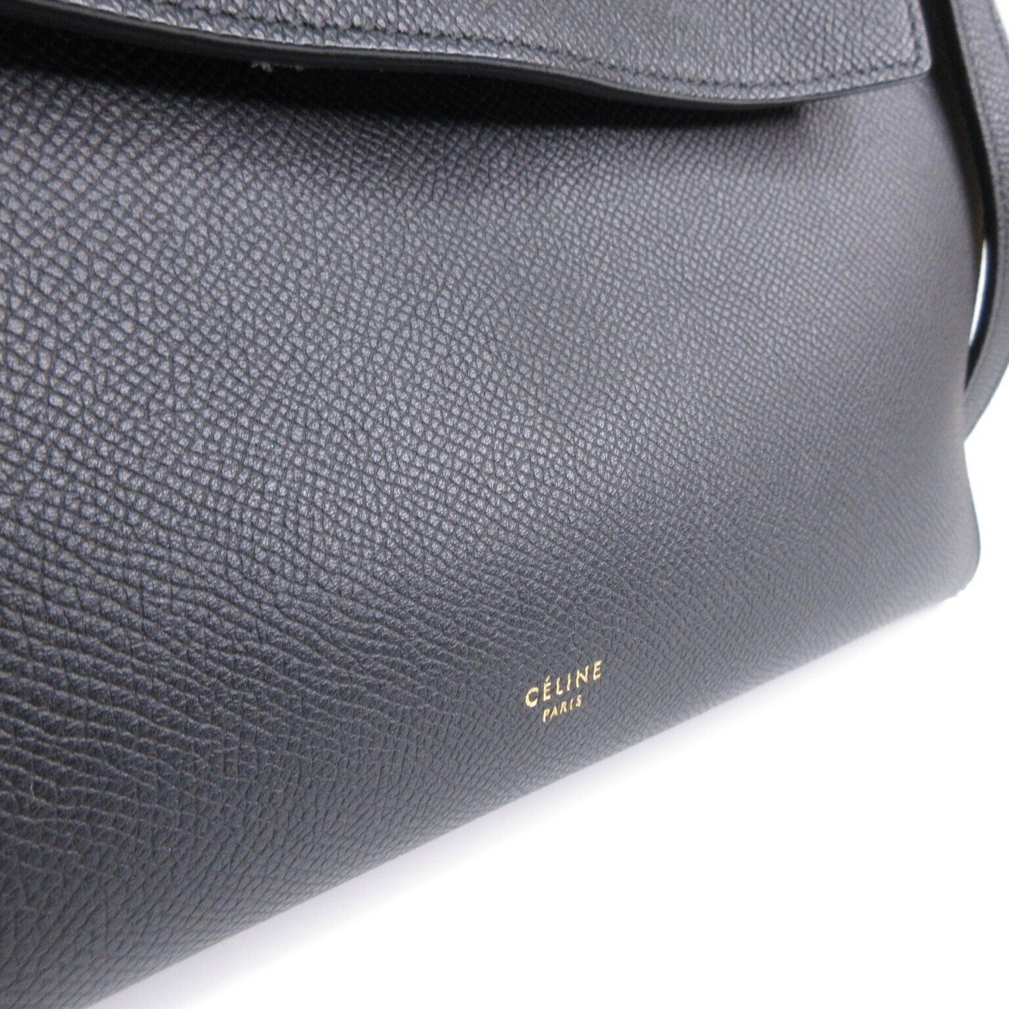 極美品 セリーヌ CELINE ベルトバッグ ミニ ブラック