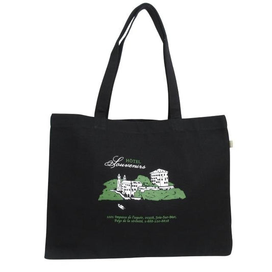 アーペーセー A.P.C. ×JJJJound ジョウンド タグ付き ロゴトートバッグ ブラック