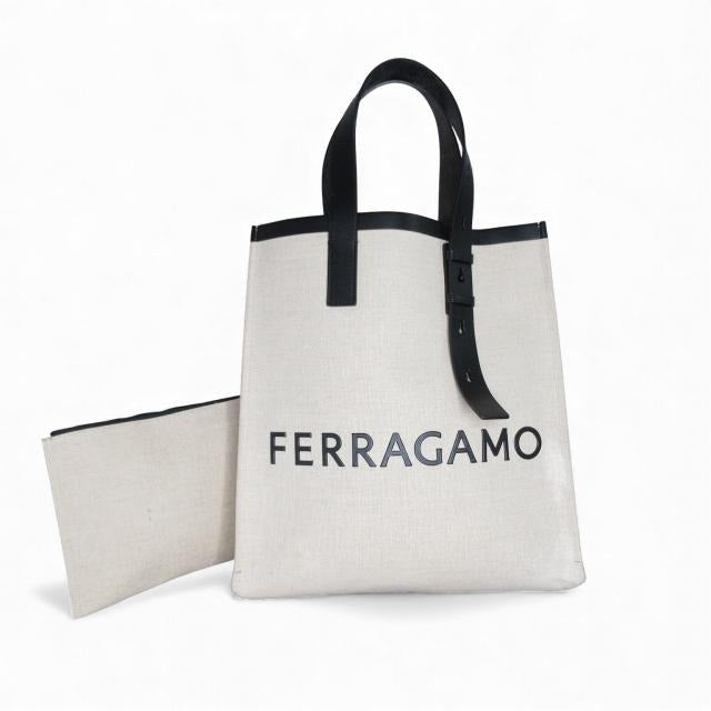 サルヴァトーレフェラガモ Salvatore Ferragamo トートバッグ キャンバス