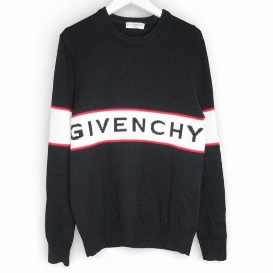 ジバンシィ GIVENCHY 美品 20AW Band Heavy Sweater バンドヘビーセーター ニット ロゴ