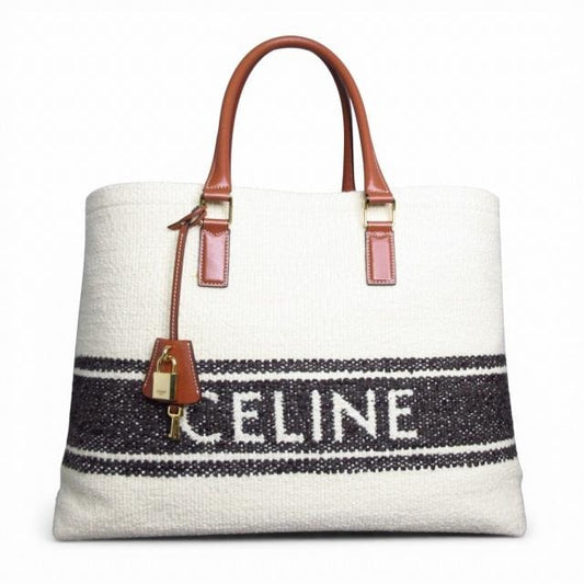 セリーヌ CELINE 美品 HORIZONTAL ホリゾンタル トートバッグ ロゴ 190062DBS.19RT