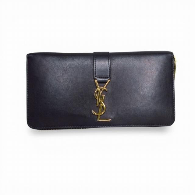 サンローラン パリ SAINT LAURENT PARIS カサンドラ ロングウォレット ラウンドジップ 長財布