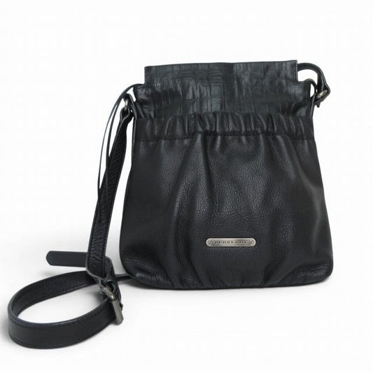 BURBERRY 美品 ショルダーバッグ クロスボディバッグ レザー