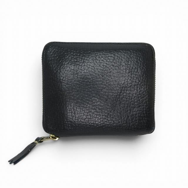 コムデギャルソン COMME des GARCONS 二つ折り財布 ラウンドジップ レザー