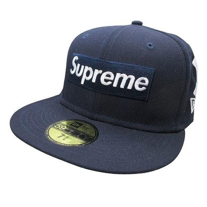 シュプリーム SUPREME ニューエラ NEW ERA ニューヨーク・ヤンキース キャップ トリプルコラボ ボックスロゴ 7 1/4 57.5cm