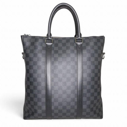 ルイヴィトン LOUIS VUITTON ダミエ グラフィット アントン トートバッグ N40000 ブラック