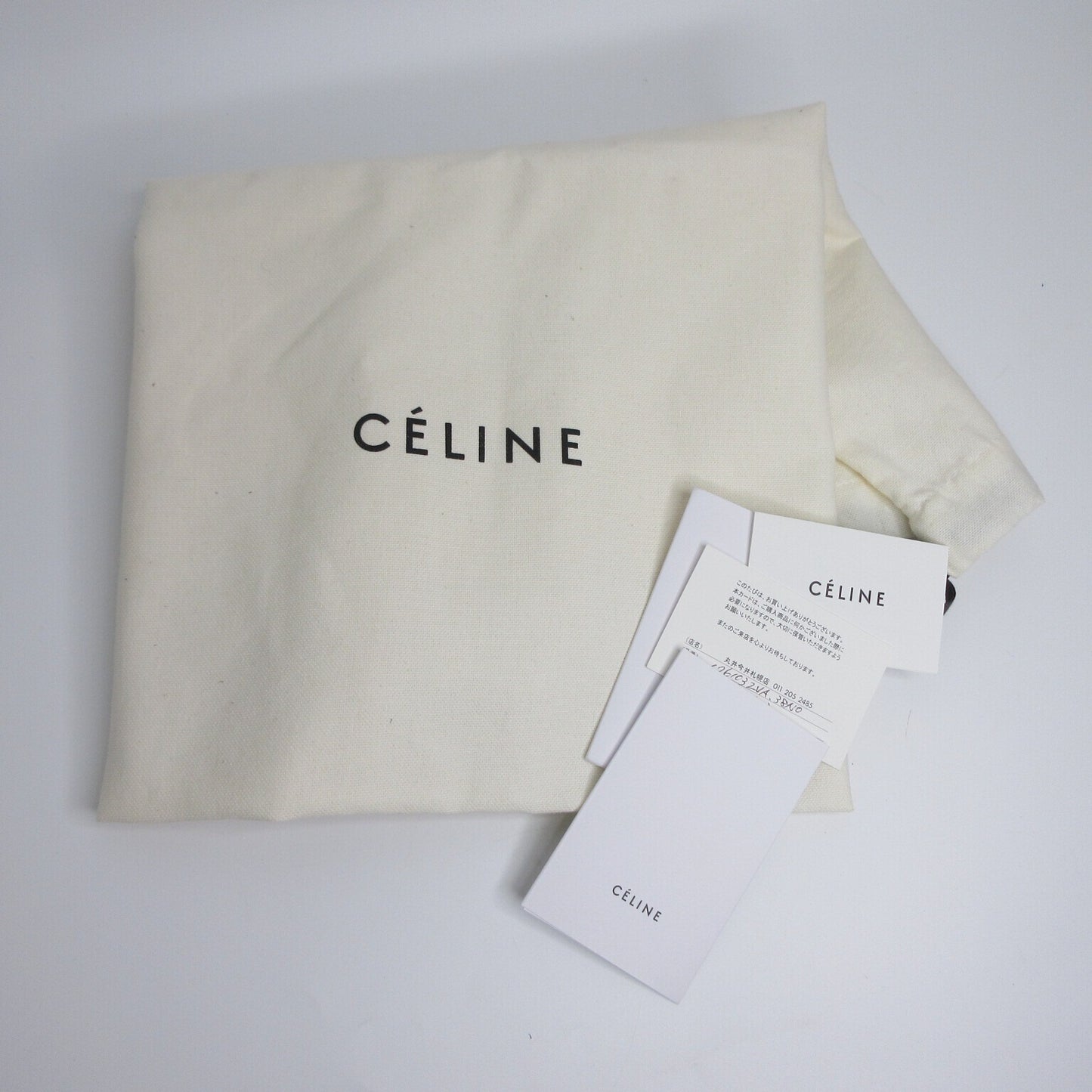 極美品 セリーヌ CELINE ベルトバッグ ミニ ブラック