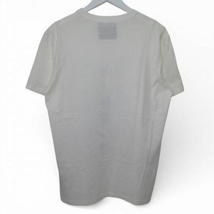 モスキーノ MOSCHINO 美品 Tシャツ 半袖 UFO プリント ホワイト USA38 Lサイズ相当