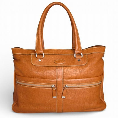 トッズ TOD'S トートバッグ レザー ライトブラウン E0227032694 即発送