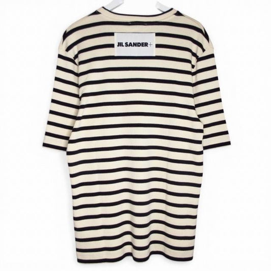 未使用品 ジルサンダープラス JIL SANDER＋ タグ付き 新品 ボーダーＴシャツ