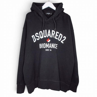 ディースクエアード DSQUARED2 ロゴスウェット プルオーバー フーディー パーカー オーバーサイズ