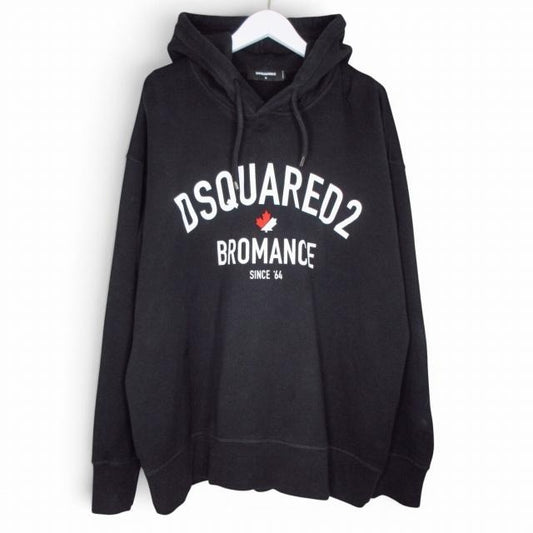 ディースクエアード DSQUARED2 ロゴスウェット プルオーバー フーディー パーカー オーバーサイズ