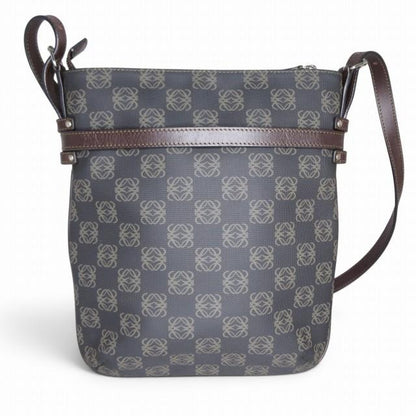 ロエベ LOEWE リピートアナグラム ショルダーバッグ ポーチ付き ブラウン