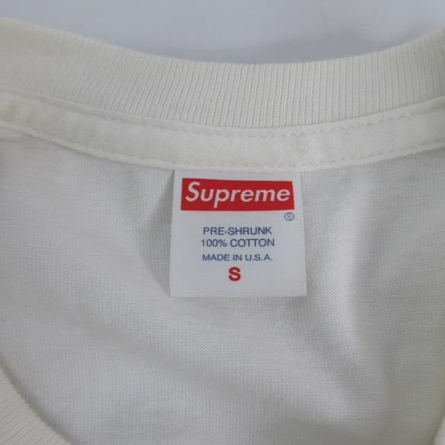 シュプリーム SUPREME ボックスロゴT カモフラ柄 白