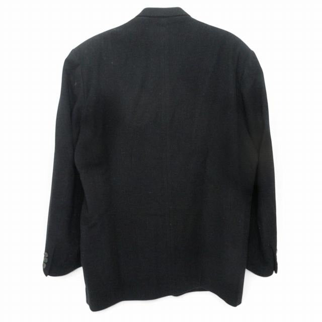 ヨウジヤマモトプールオム YOHJI YAMAMOTO POUR HOMME ウールジャケット テーラードコート オーバーサイズ ブラック M