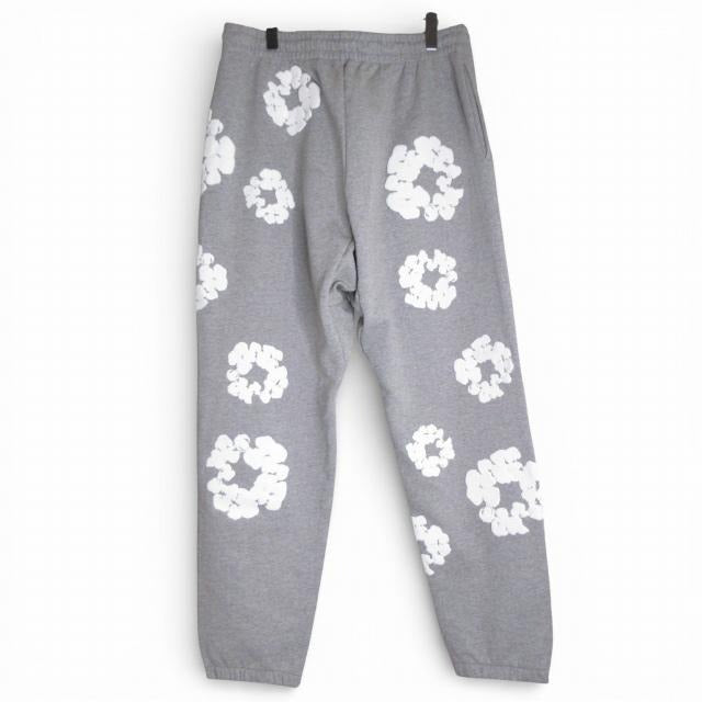 DENIM TEARS デニムティアーズ COTTON WREATH SWEAT PANTS コットンリース スウェットパンツ グレー XXL